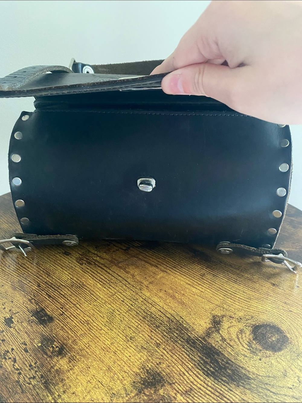 Vintage Harley-Davidson Leather Bag – Moto Bike bag unisex